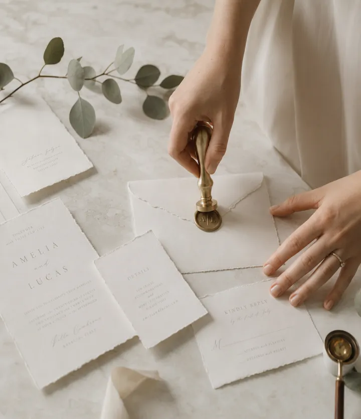 RLY custom stationery and wax seal studio story