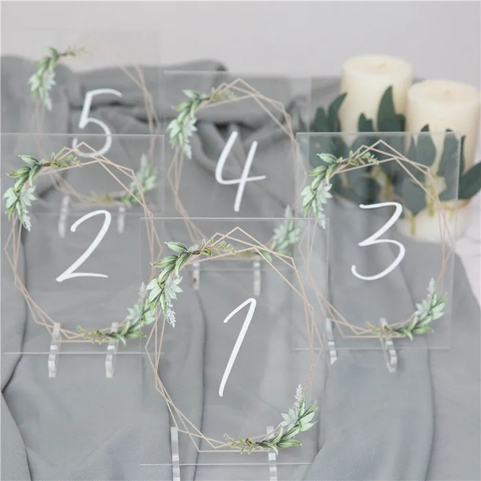 Eucalyptus wedding table stationery