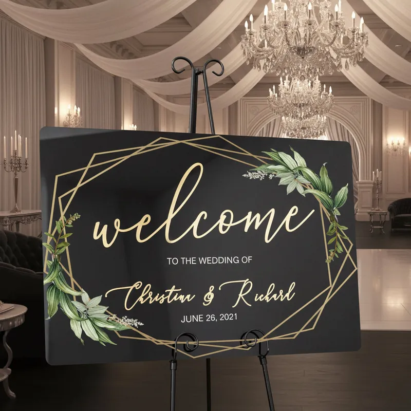 At the venue wedding stationery example